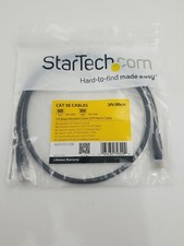 Startech M45PATCH3BK, 3ft. Black Molded CAT5e UTP Patch Cable. Fast shipping picture
