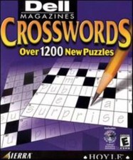 Dell Magazines Crosswords PC CD solve word clues 2 players compete puzzle game picture