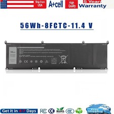 56Wh 8FCTC Laptop Battery For Dell XPS 15 9500 9510 P8P1P DVG8M 69KF2 Series US picture