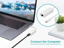 Monoprice USB-C to Gigabit Ethernet Adapter - NEW - US SELLER picture