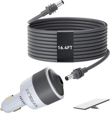 For Starlink Mini Car Adapter with 16.4FT DC Power Cable, White picture