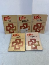 Lot Of 5 (1984) Software & Manuals - 3 with Software, 2 Manuals Only picture