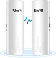 Wireless Bridge Point to Point Outdoor UeeVii 5.8G 3Km Long Range Network Extend picture