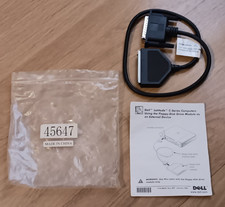 Vintage Dell Latitude C-Series Floppy Disk Drive Module Cable External Device picture