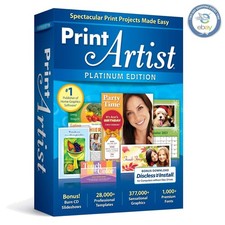 Professional-Quality Print Software: Print Artist Platinum 25 with Templates picture
