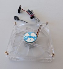 Packs of 4 Antec TriCool 80mm Clear PC Case Fans - 3-Speed Switch - 4-Pin Molex picture