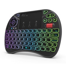 Rii X8 Mini Keyboard,2.4GHz Portable Wireless Keyboard with Touchpad... picture