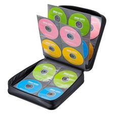 Sanwa Supply Media Case, Blu-ray Compatible, Semi-Hard, Holds 320 BD/DVD/CD Disc picture