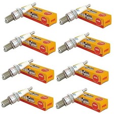 Set (8pcs) NGK V-Power Spark Plugs Stock 2771 Nickel Core Tip Standard 0.040in picture