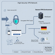 VPN PRO 6 Months 20 Devices WireGuard & German Static IP -  Read descriptions picture