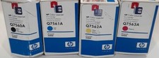 New Set of 4 Genuine Factory Sealed Q7560A Q7561A Q7562A Q7563A Sealed Bag 314A picture