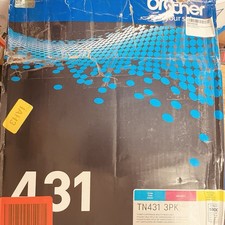 Brother TN-431 3PK 3Pcs Toner Cartridge Cyan, Magenta, Yellow SEALED Foil picture