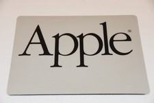 Vintage Rectangular Script Apple Logo Mouse Pad 7