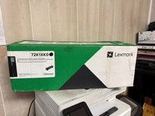 LEXMARK 72K1XK0 EXTRA HIGH YIELD BLACK TONER CARTRIDGE -Open Box, Sealed Bag. picture