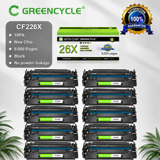 10 Pack Toner Cartridge Fits for HP Laserjet Pro M402n MFP High Yield CF226X 26X picture