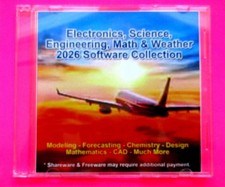 2026 NEW Sealed - Science, Math, Electronics, Engineering & Weather DVD Software picture