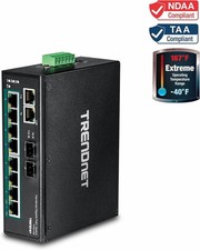 TRENDnet TI-G102 Gigabit Ethernet Industrial Switch 2-Port Metal Network picture