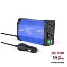 300W Car Power Inverter 12V DC to 110V AC Car Inverter-Blue PD27W-Blue picture