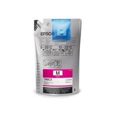 GENUINE Epson UltraChrome DS Magenta Ink 1.1L For F9470/F6370 (T46C320) picture