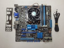 ASUS M5A88-M Motherboard AMD FX-4100, 2GB RAM, IO Shield #1356 picture
