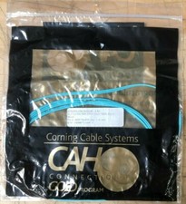 6ft 2m Fiber Optic Patch Cable SC to LC 2mm 10GB Blue Aqua **NEW** 6'  picture