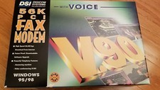 Creative 56k pci data fax v.90 modem with voice picture