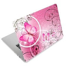 Pink Butterfly11.6 13 13.3 14 15 15.6 inches Netbook Laptop Skin FY-NEK-009 picture