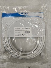 ICC Cat 6 Patch Cord Ethernet Cable Booted Brand New 25ft White picture