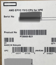 HPE AMD EPYC 7313 CPU Processor 16 Core 3.0GHz 155W-180W PCI-e 4.0 Unlocked NOB picture
