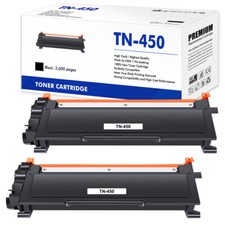 2 PK TN450 TN-420 Toner Cartridge Black For Brother HL-2280DW 2270DW MFC-7860DW picture