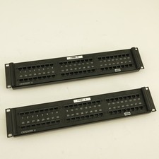 Hubbell P648U Cat6 48-Port Lot of 2 Data Universal Patch Panel Networking picture