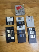 Microsoft 95 Windows Boot Disk + Lot Of 13 3.5”Floppy Discs 3M, Verbatim, AT&T picture