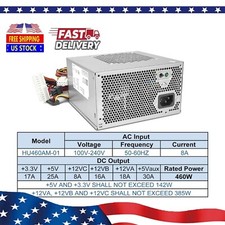 HU460AM-01 WC1T4 D460AM-03 460W Power Supply for dell and Alien-Ware Aurora NEW picture