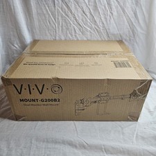 VIVO Dual Monitor Pneumatic Wall Mount, Fits 2 Screens up to 27