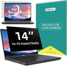 Removable 4-way 360° Privacy Screen for 14 Inch 16:10 Laptops, Anti-Glare Filter picture