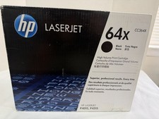 Genuine HP 64X CC364X Black OEM High Yield Toner LaserJet Cartridge New Tear Box picture