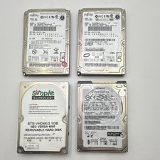 Vintage IDE Laptop Hard Drive Lot Fujitsu 30GB 80GB Hitachi 80GB SimpleTech NEC picture