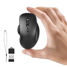 Mini Wireless Bluetooth Mouse for Travel Silent Rechargeable Computer Mouse f picture