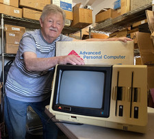 NEC Advanced Personal Computer APC 1 Vintage pre-owned Orig BOX+PRINTER+KB RARE picture