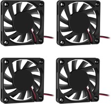 Fan 60x60x10 mm DC 12V 6010 Brushless Cooling Fan, Replacement Ball Bearing 60mm picture