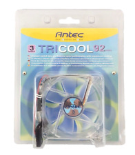 Antec TriCool 92mm 3 Speed Case Fan for PC, Clear, New in Original Packaging picture