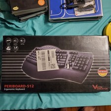 Periboard-512 Ergonomic Keyboard Perixx Wired NEW - OPEN BOX picture