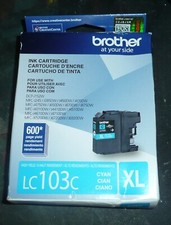 GENUINE Brother Cyan LC103C XL Ink Cartridges 2023  picture