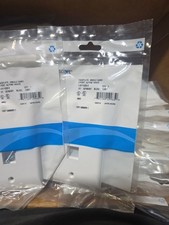 CommScope 2-Port Single Gang Faceplate - Alpine White 1-2111022-3 (15pc) picture