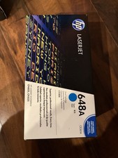 HP 648A (CE261A) Cyan LaserJet Toner Cartridge Brand New Sealed Box picture
