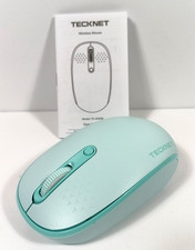 Tecknet Wireless Quite Mouse TK-MS006 Light Teal Beautiful New Open Box picture