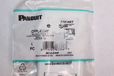 Panduit 1-Gang 4-Port Faceplate White CFPL4WHY picture