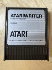 ATARIWRITER Word Processor Atari 400/800/XL/XE Writer Cartridge - Silver Label picture