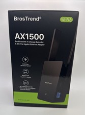BrosTrend WiFi 6 AX1500 Universal Home WiFi Booster  And/To GIGABIT ETHERNET picture