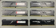 Kingston HyperX Fury 96Gb (6x16GB) DDR4 Memory PC RAM HX426C16FB3K4/64 picture